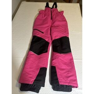 Swiss Tech One Piece Overalls Snow Pants Pink Sz XL 14/16 Youth‎ Child Girl Pink